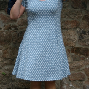 STERNO bleue kurz Kleid 894 727