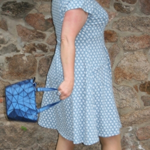 STERNO bleue kurz Kleid 894 727