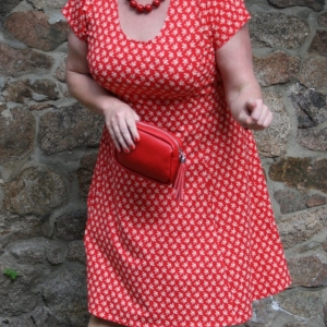 STERNO rot kurz Kleid 894 727