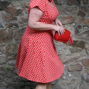STERNO rot kurz Kleid 894 727
