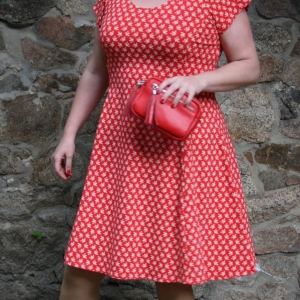STERNO rot kurz Kleid 894 727